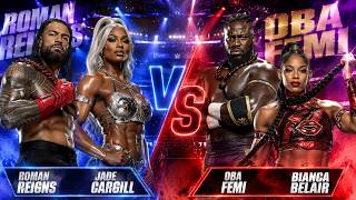🔴 WWE 2K25 LIVE: Roman & Jade Cargil vs Oba & Bianca 😱