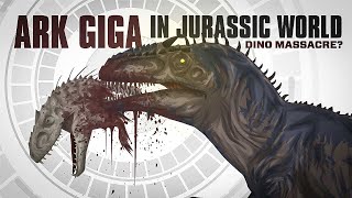 What if ARK's Giga entered Jurassic World? Here's what would happen..