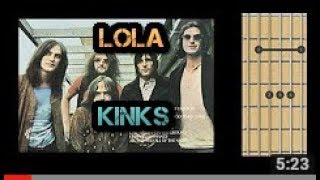 lola kinks -  guitar chords chords