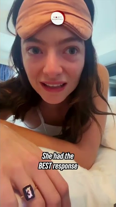 The real reason why Lorde was shushing her own fans...