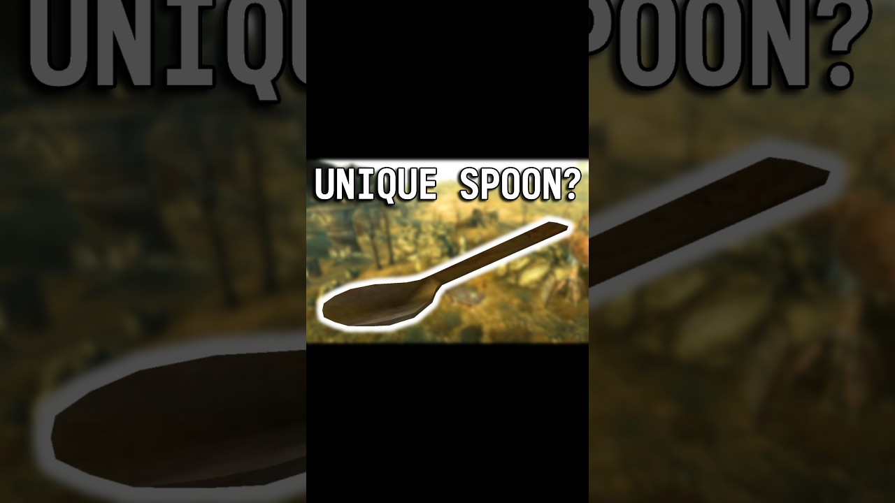 The Elusive, Untouchable Spoon In Fallout 3 #shorts #gaming #fallout #fallout3