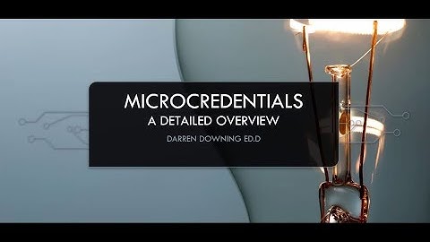 Microcredentialing Basics