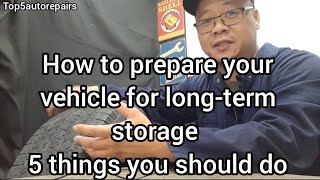 HOW TO PREPARE YOUR CAR FOR LONG-TERM STORAGE 1 TO 2 YEARS