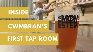 Inside Cwmbran's first tap room- The bar above the brewery at Brew Monster