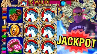 High Limit Enchanted Unicorn Slot Machine BIG HANDPAY JACKPOT | Live High Limit Slot Play At Casino screenshot 3