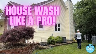 How To Soft Wash A House - For Beginners