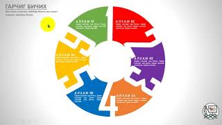 №4 infinity Powerpoint template free download | үнэгүй татах