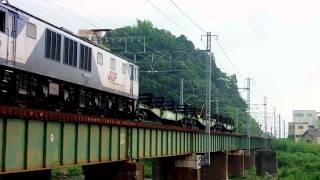 9863レ EF64-1005 (チキ5500-6 チキ5500-5 チキ5500-4) 由比~興津