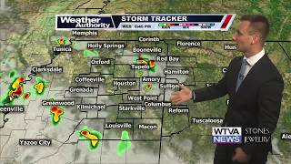 Elijah's Wednesday Morning Forecast: Scattered showers and thunderstorms throughout the day