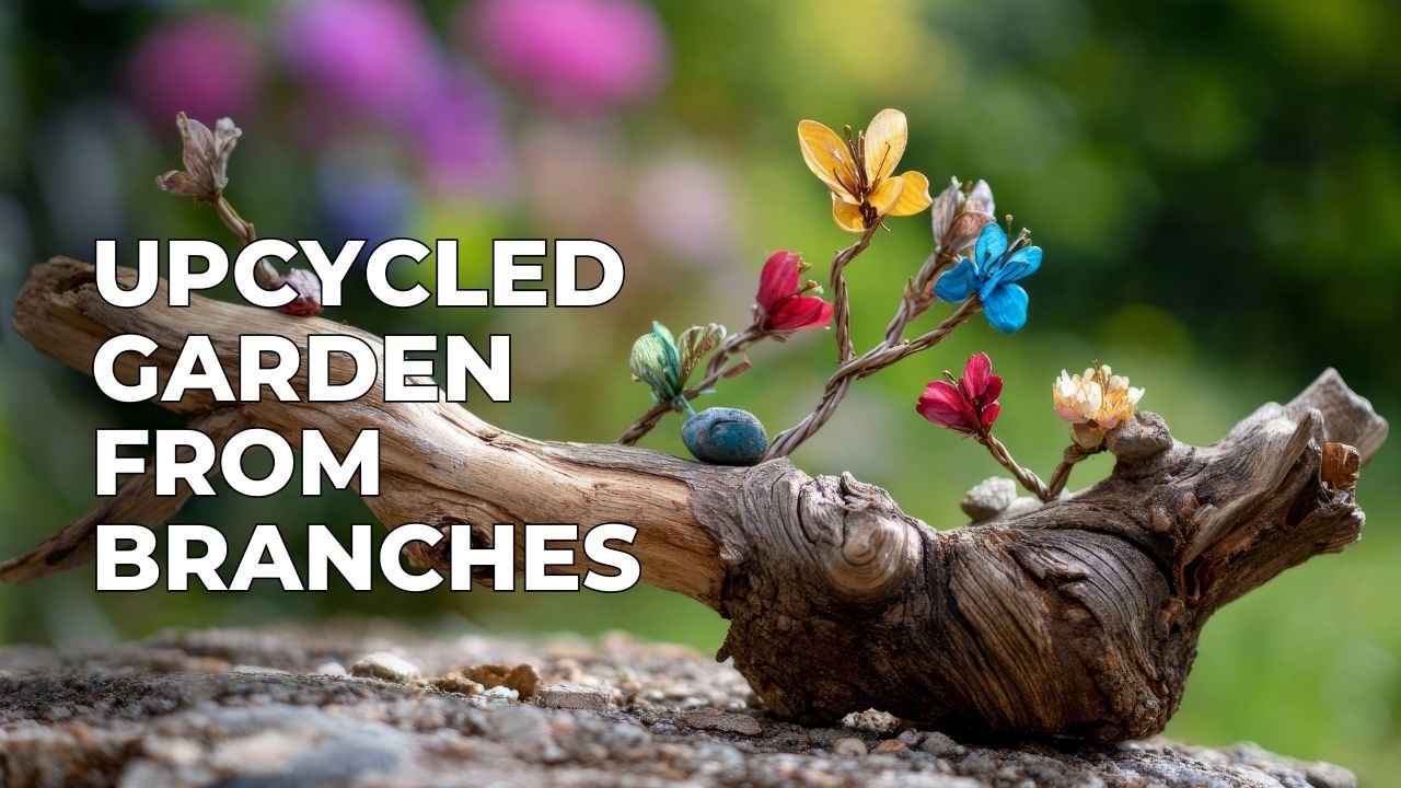 Old Tree Branch Decoration Ideas: Whimsical Upcycled Garden Art & Outdoor DIY Decor