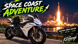 Riding to the Space Coast to Watch a ROCKET LAUNCH 🚀 | Florida Motorcycle Adventure