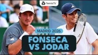 Joao Fonseca vs. Rafael Jodar Full Match | Madrid 2026 Round 3
