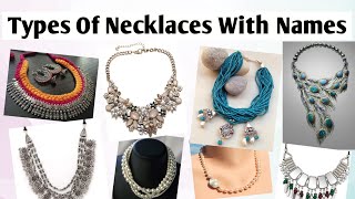 Types of necklaces with names / Different types of necklaces with names | Necklace with name