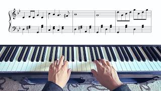 One of the Most Hauntingly Beautiful Icelandic Lullabies | Easy Piano Solo
