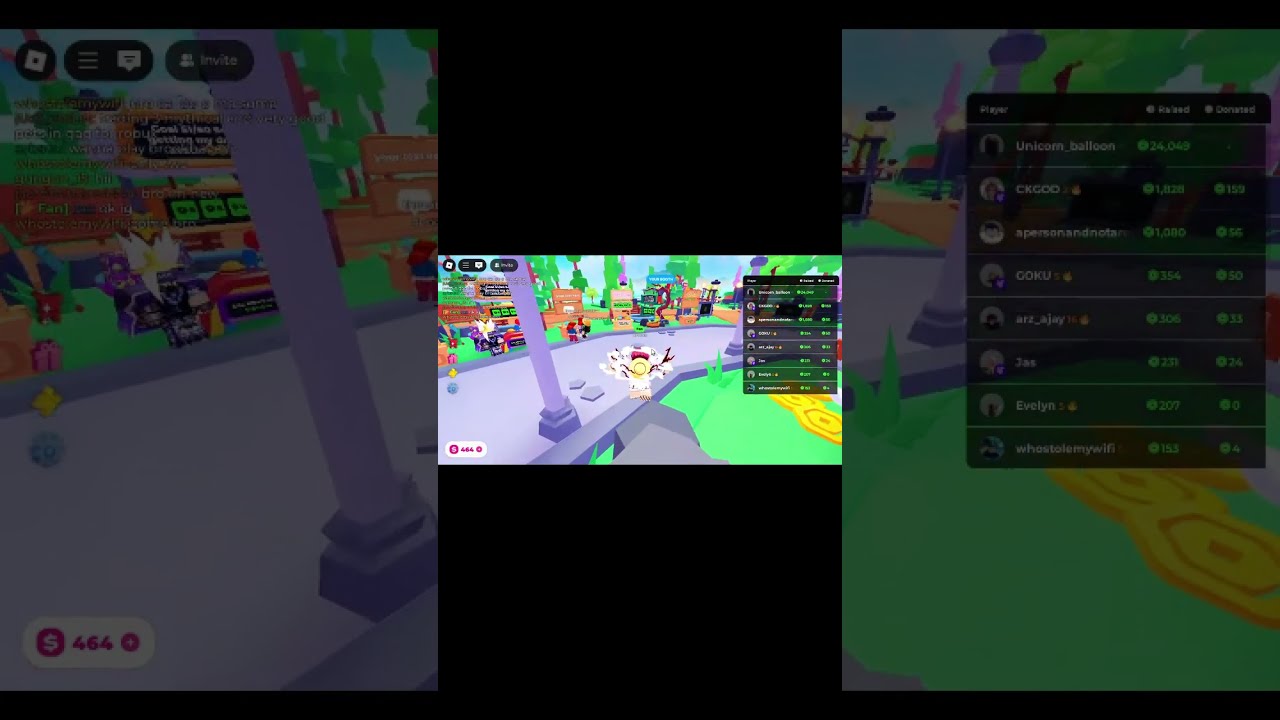 Donating 3 Robux To A Random Person In Pls Donate
