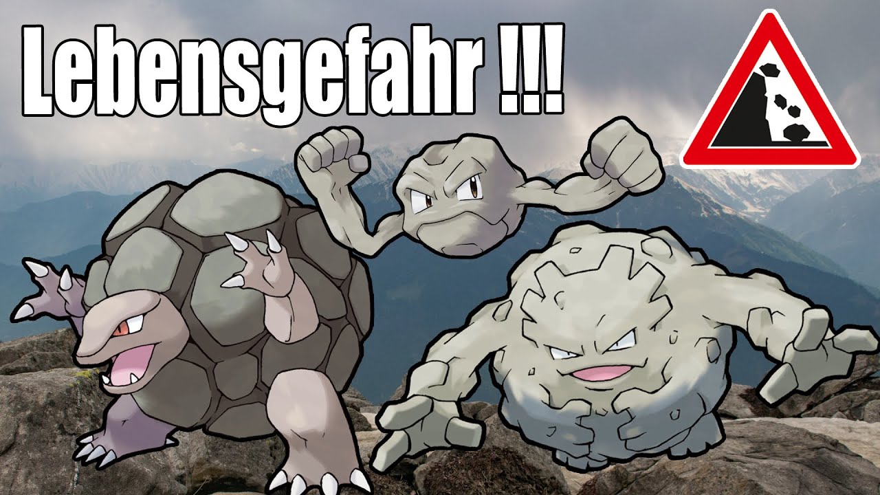 LEBENSGEFAHR! Die Pokemon Kleinstein, Georok und Geowaz sind extrem GEFÄHRLICH!