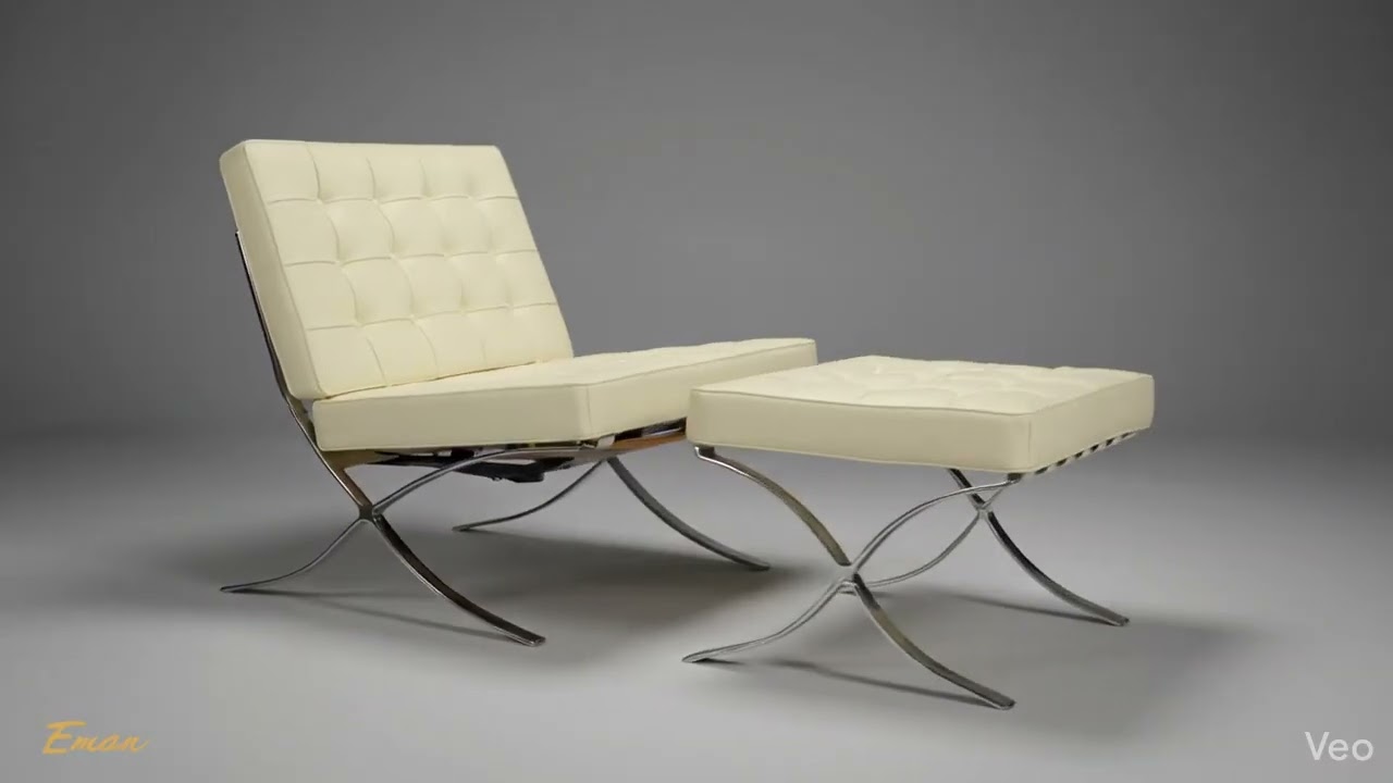 🛋️ Luxury that speaks comfort.Get 20% OFF the iconic Eames Lounge Chair and Barcelona chairs ✨