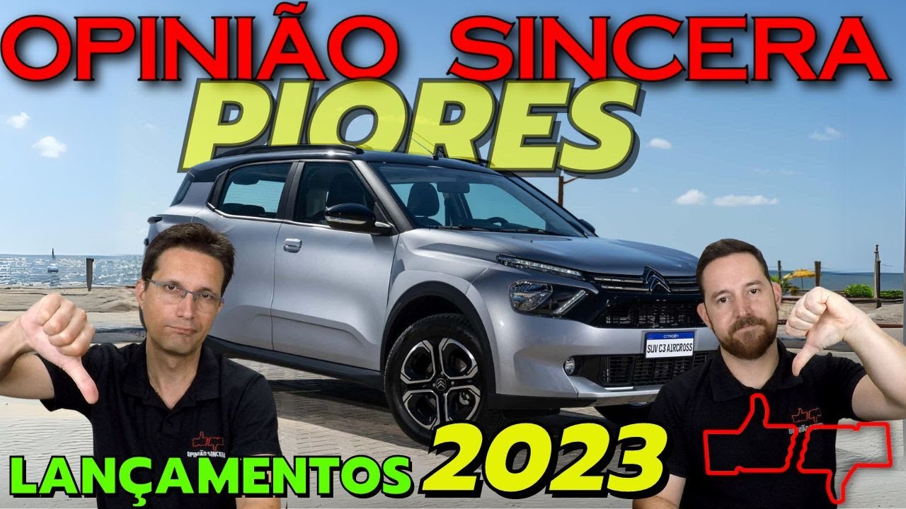 PIORES carros de 2023! Fiascos, grandes decepções, problemas. Modelos que não agradaram o público