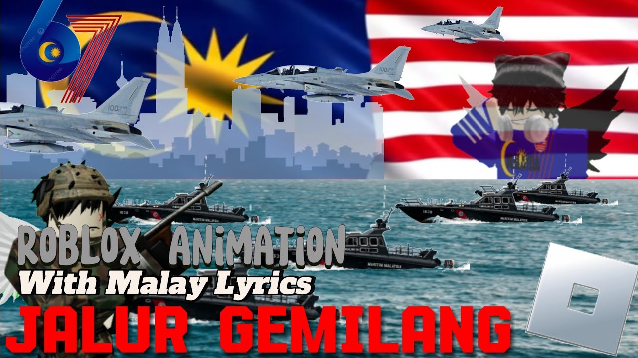 Jalur gemilang||Special Malaysia ke 67||Roblox malaysia music animation