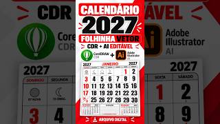 2027 Editable Wall Calendar Template File #2027calendar #illustrator #cdrfile 2027 Editable Wall Calendar Template File #2027calendar #illustrator #cdrfile