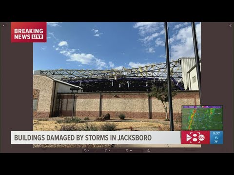 Principal of Jacksboro High School describes the moments when the building was hit by a reported tor