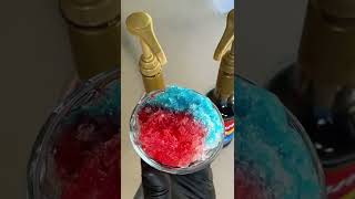 Cast Iron Ice Shaver In Action