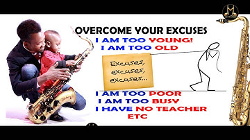 OVERCOME YOUR EXCUSES...AM I TOO OLD OR TOO YOUNG TO LEARN THE SAX IN 2021? with Mosax & Verasax