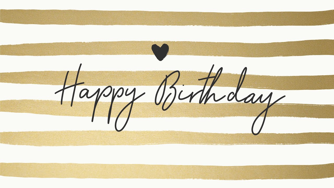 SCREENSAVER FOR YOUR TV | Happy Birthday Sign | NO MUSIC | 2Hour