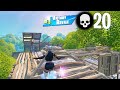 High Elimination Solo vs Squads Win Gameplay Full Game Season 7 (Fortnite Controller)