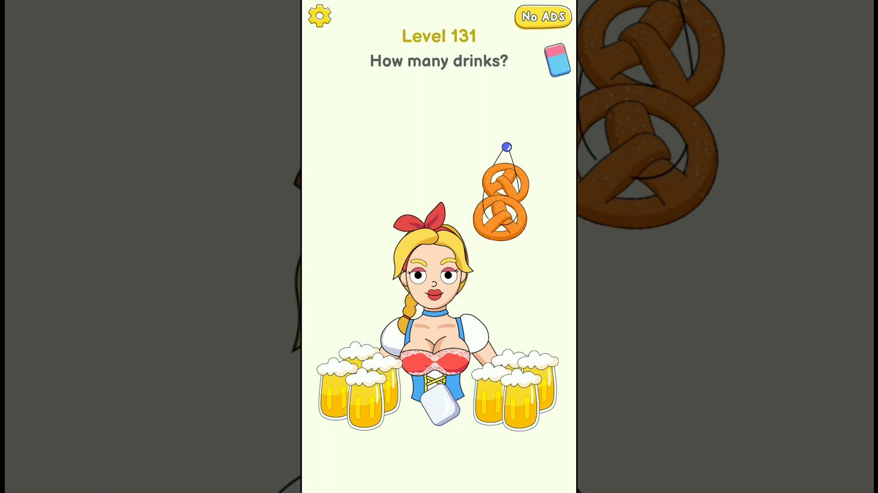 Delete Puzzle Erase One Part Level 131 How Many Drinks