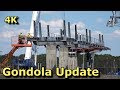 Gondola Construction Update - Disney's Hollywood Studios - May 2018 - 4K