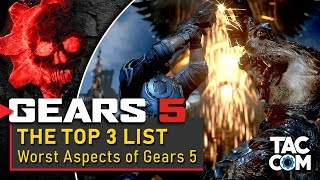 Top 3 - The WORST Parts of Gears 5
Gears 5 has a plethora of issues. What would you say your top 3 are? In this video, Chaps discusses his views on 3 very annoying aspects of the game.
While there are many issues with the game, theres also many positives. Dont forget to check out Chaps pick for top 3 BEST aspects of the game!
- Link Coming Wednesday
Social Links:
- http://gowtaccom.weebly.com/
- https://twitter.com/Tac_Com/
- http://www.twitch.tv/gowtaccom/
- https://twitter.com/bchapy/
Legal:
Gears of War © Microsoft Corporation. Top 3 - The WORST Parts of Gears 5 using assets from Gears of War, and it is not endorsed by or affiliated with Microsoft. Top 3 - The WORST Parts of Gears 5