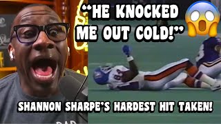 When Shannon Sharpe got KNOCKED OUT ? Shannon Sharpe’s HARDEST HIT in his NFL Career Night Cap