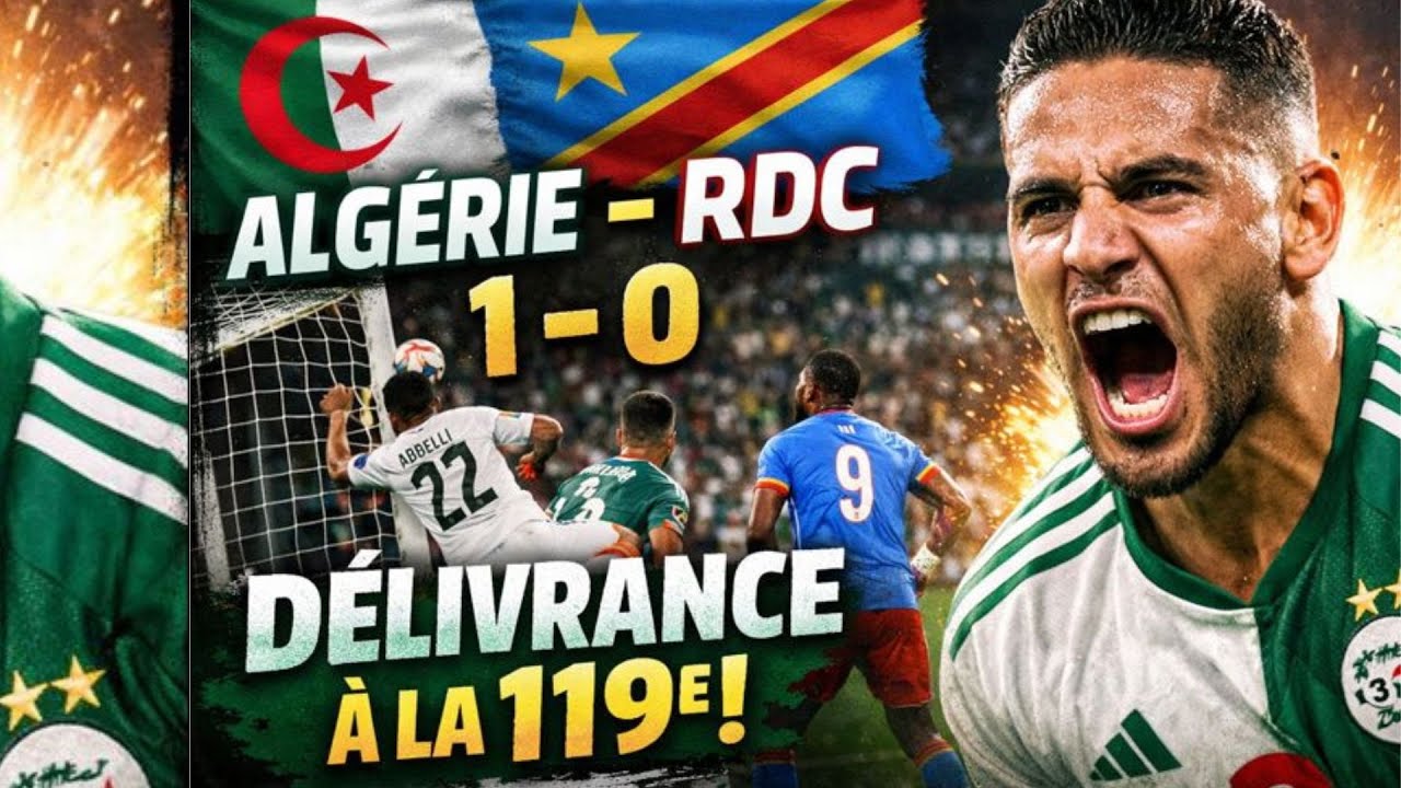 Boulbina libère l’Algérie dans un match étouffant