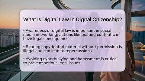 What Is Digital Law In Digital Citizenship? - Everyday-Networking