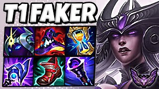 T1 Faker Syndra vs Orianna [ MID ] Ranked Master EUW Patch 13.10 ✅