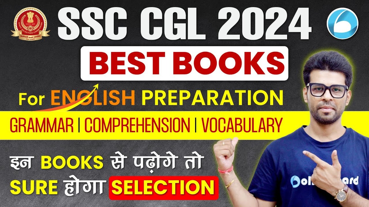 Best Books for SSC CGL English Preparation | Grammar, Comprehension ...