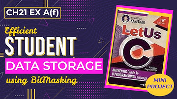 Let us C Solutions | C Programming | Student Data Management - Example of Bit Masking in C Language