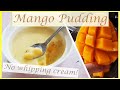 The easiest Mango Pudding recipe WITHOUT WHIPPING CREAM &amp; NO SUGAR | 无糖不用奶油芒果布丁食谱做法 香滑浓郁 超级简单！