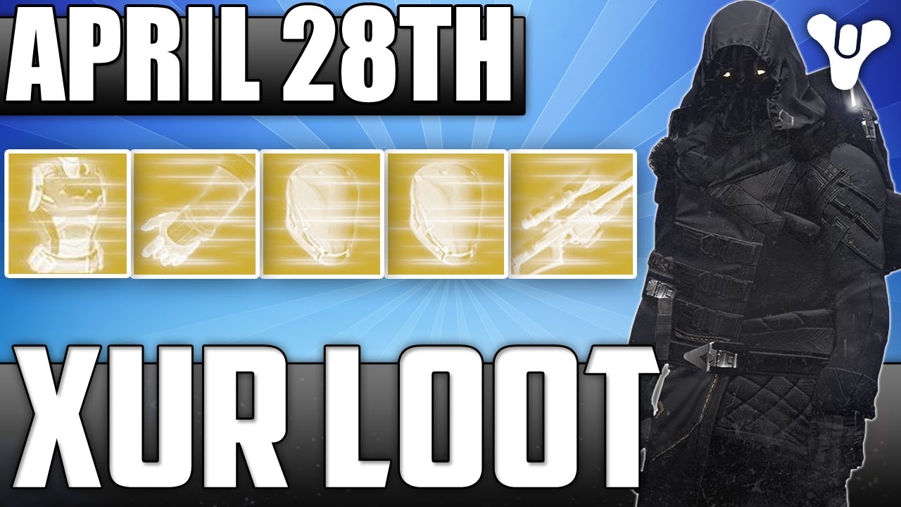 Destiny: Xur's Loot Inventory - April 28th 2017 (Xur Weekly Exotic loot) - Age Of Triumph