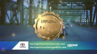 Employee Pricing at Heritage Toyota Catonsville