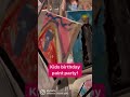 Best kids birthday party idea!! Paint party