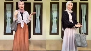 Outfit ke kampus pake rok🦋✨