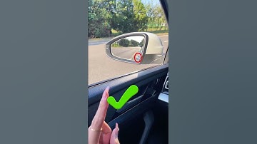 How to properly adjust rearview mirrors while driving? #car #manual #driving#tips #skills #rearview