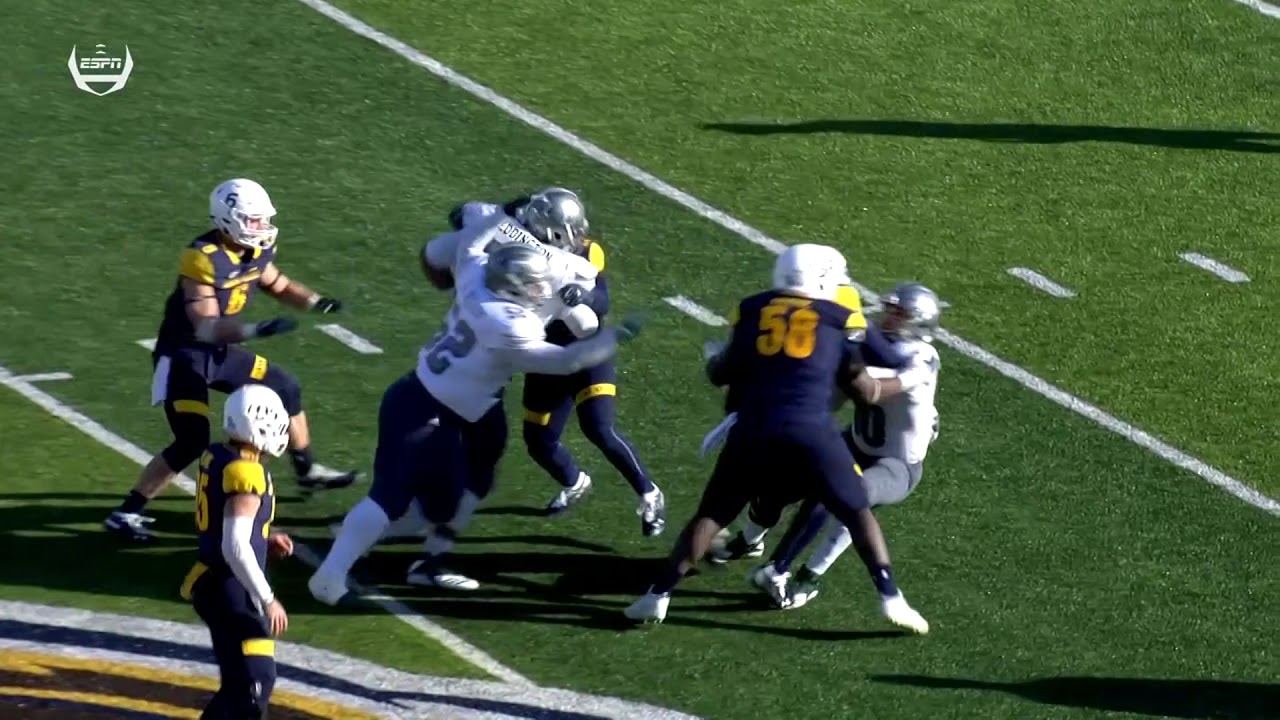 football score Harris Sack #2 vs Kent State