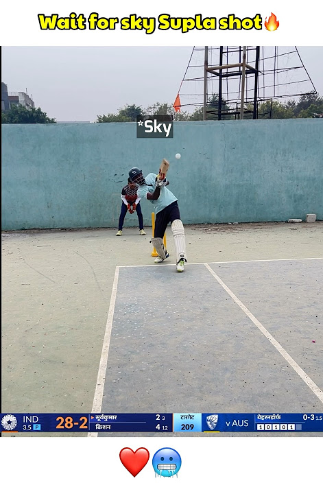 Suryakumaryadav Supla shot🥶(Ishan kishan to sky - Swing ho raha hai😂 Ind vs aus) #cricket #shorts