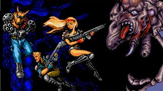 Contra - Hard Corps (1994г) Русская версия . Невероятно Непроходимая Игра из Самого Ада. Контра Сега