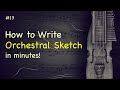 How to Write Orchestral Sketch StaffPad #13 | Composer Music Toolkit