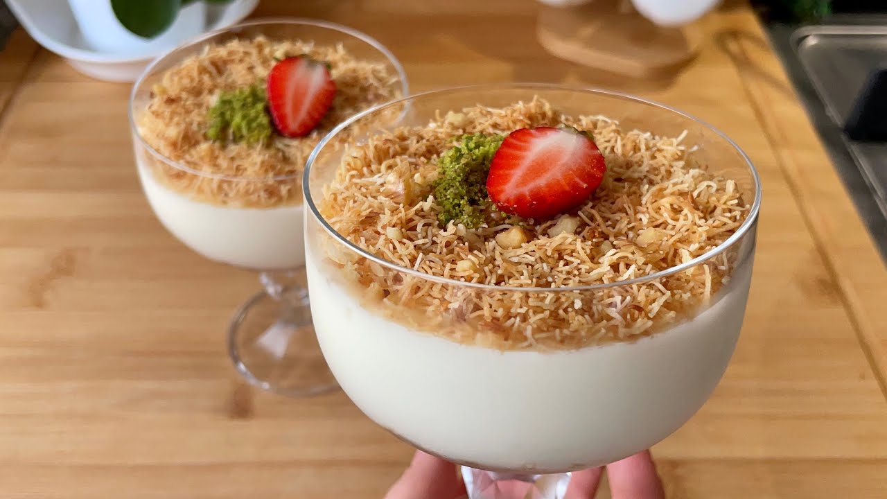 Denemeyen bin pişman 😻😻👌🏼
Kadayıflı muhallebi 👌🏼