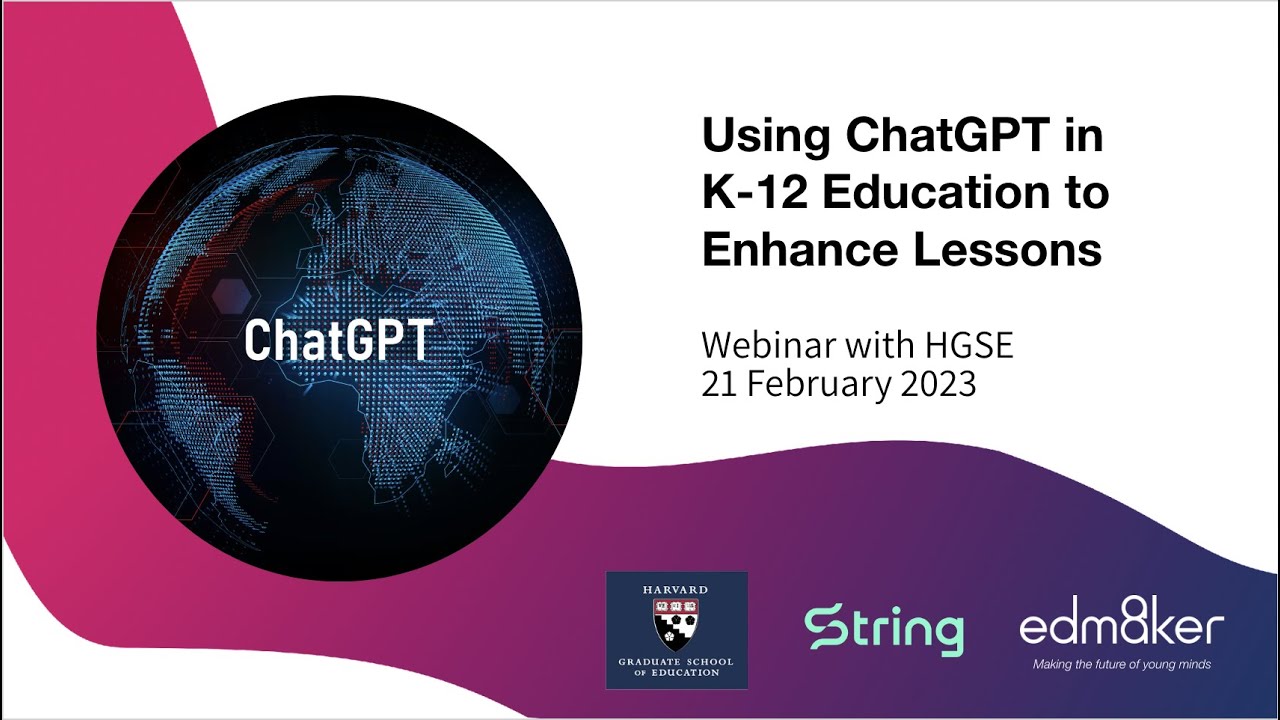 ⁣Webinar: Using ChatGPT in K-12 Education to Enhance Lessons